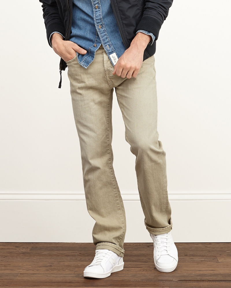 Mens Classic Straight Jeans