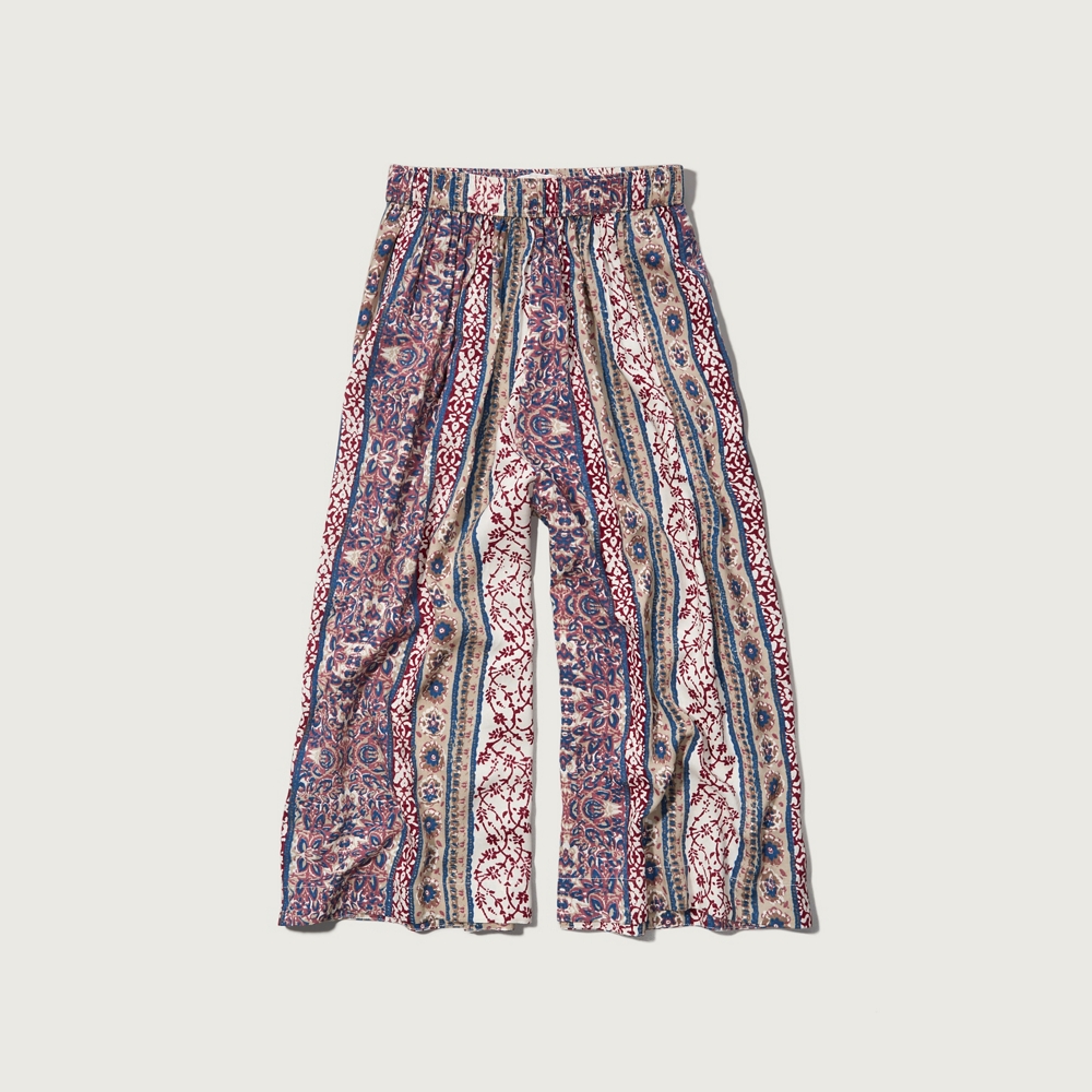 pink gaucho pants