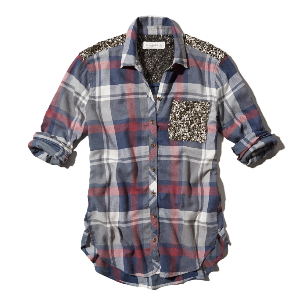 red sparkle shirt