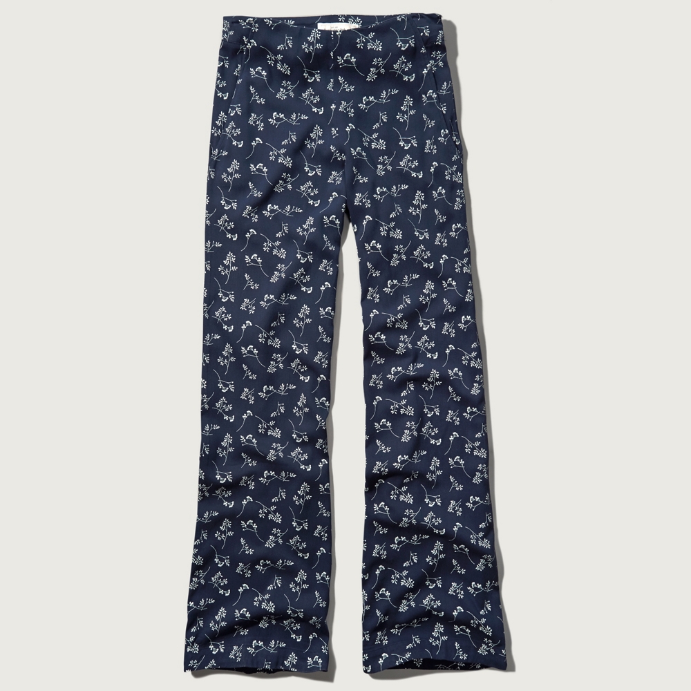 Womens Pattern Wide Leg Pants Womens Sale