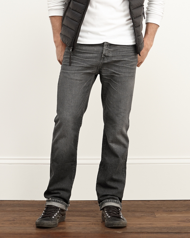 Mens Classic Straight Jeans