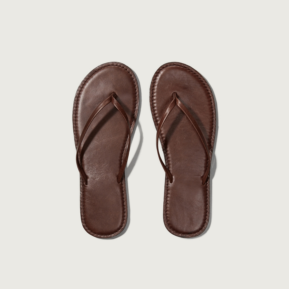 leather flip flops  34 cad  22 cad 90983 shown in dark brown select ...