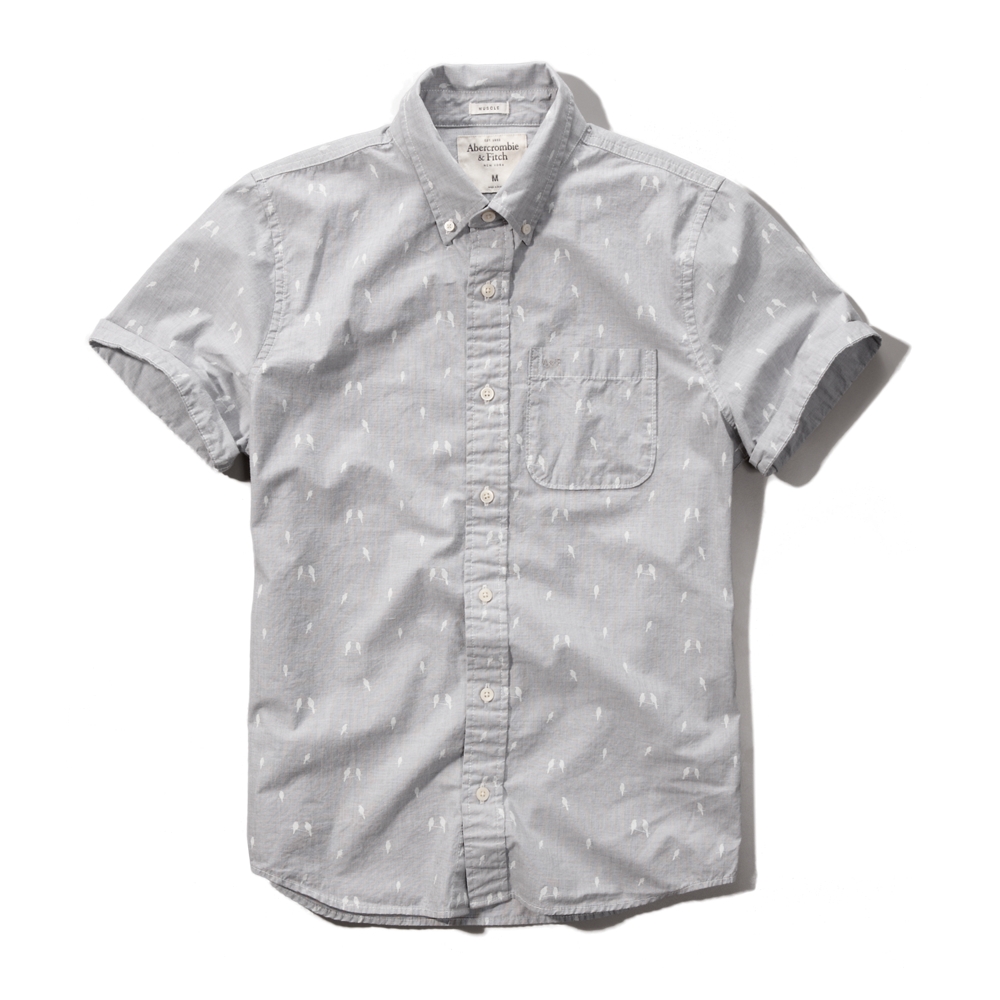 short sleeve mens shirt with pocket