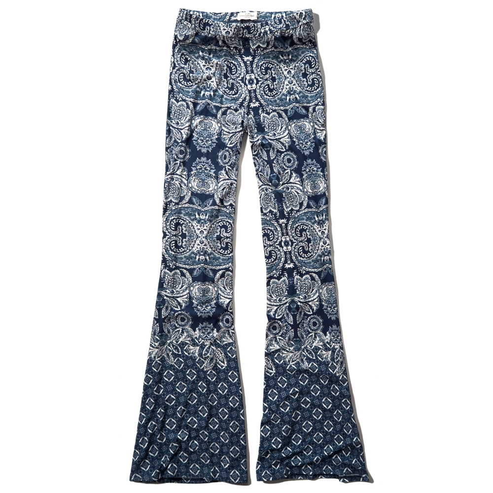 flare pattern pants