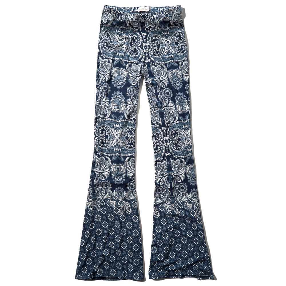 flare pattern pants