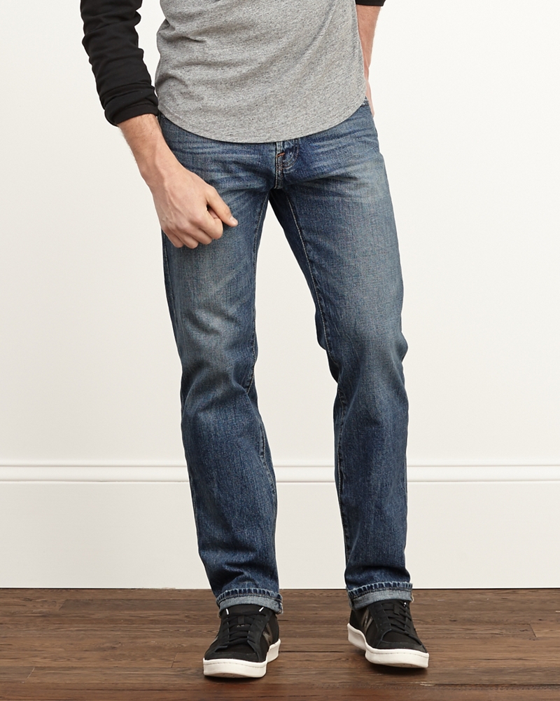 Mens Classic Straight Jeans