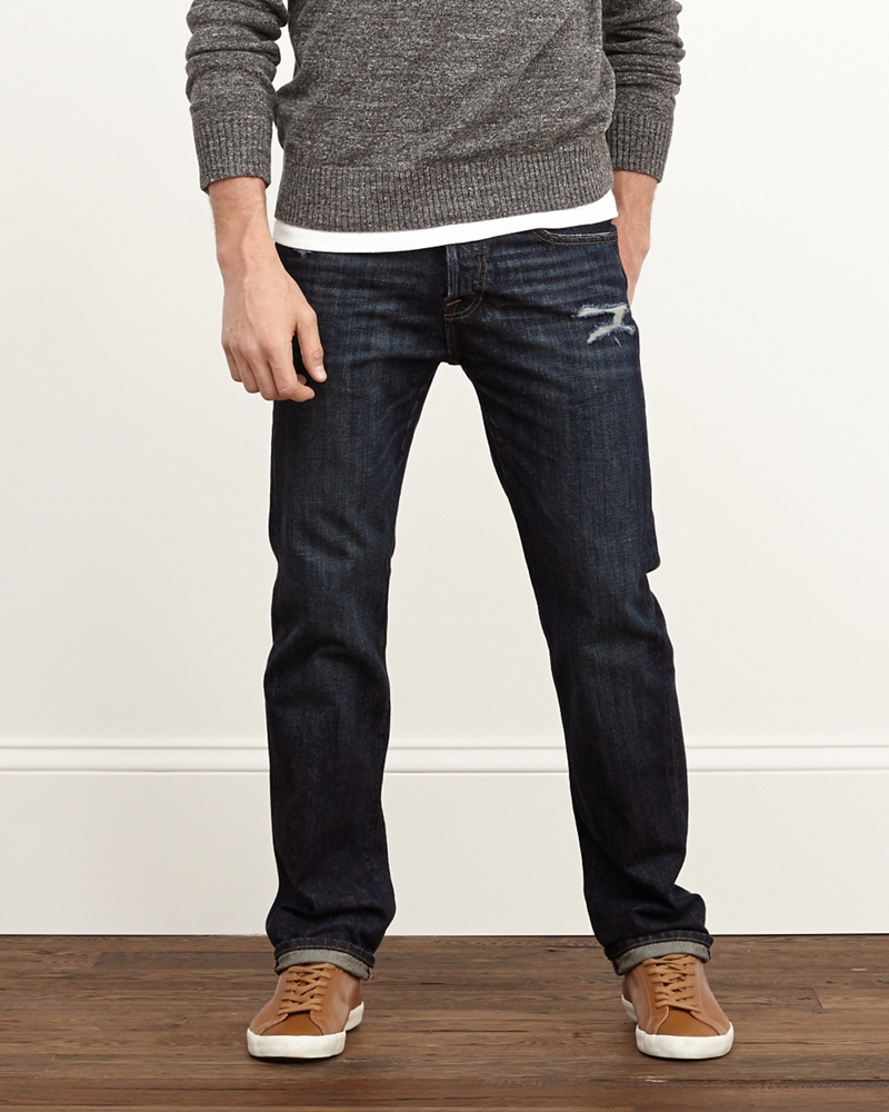 Mens Classic Straight Jeans
