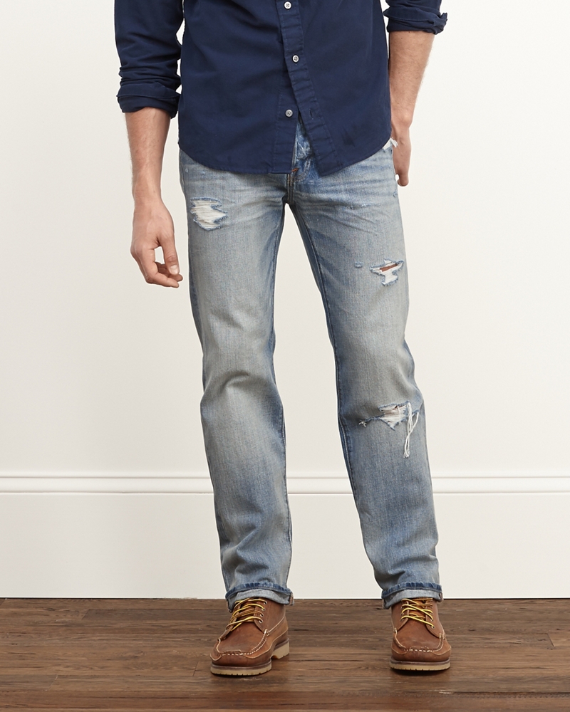 Mens Classic Straight Jeans