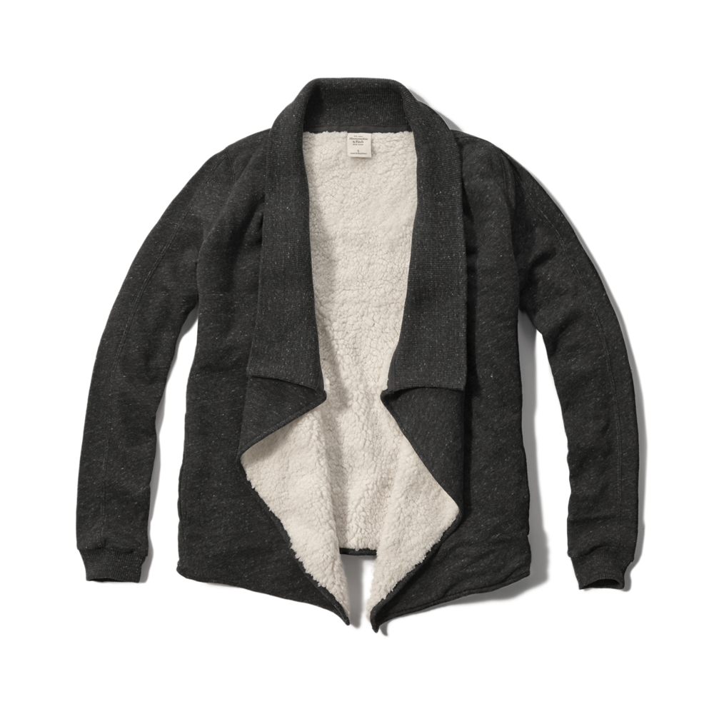 Womens Sherpa Lined Cardigan Sweatshirt Womens Hoodies & Sweatshirts