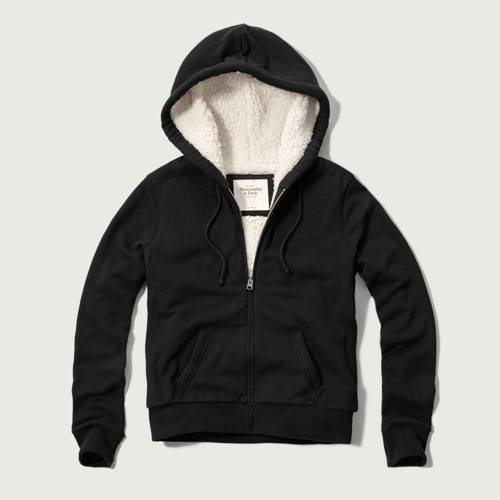 Womens Sherpa Lined Hoodie Womens Hoodies & Sweatshirts