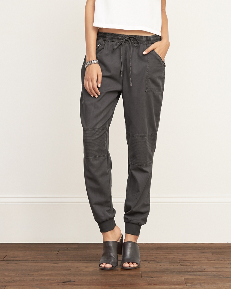 Womens Lightweight Military Joggers Womens New Arrivals Abercrombie
