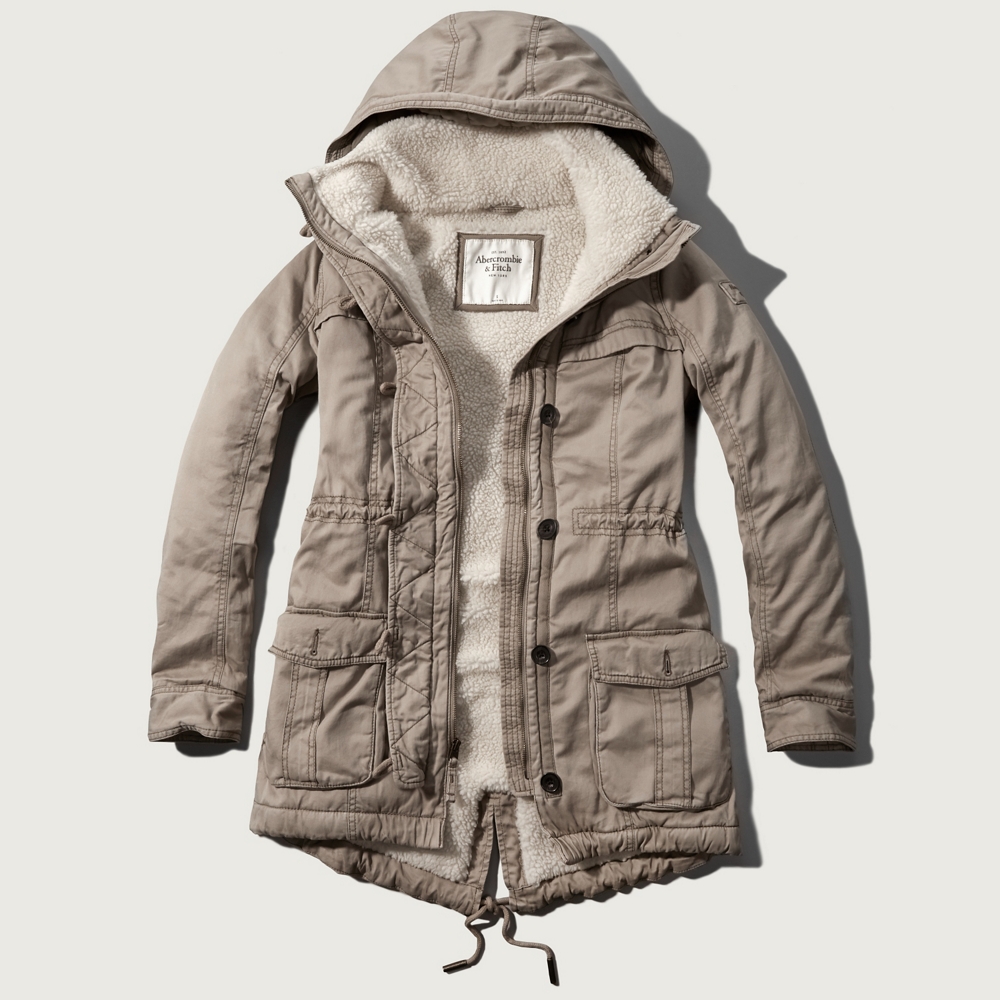 denver hayes women's sherpa lined parka jacket