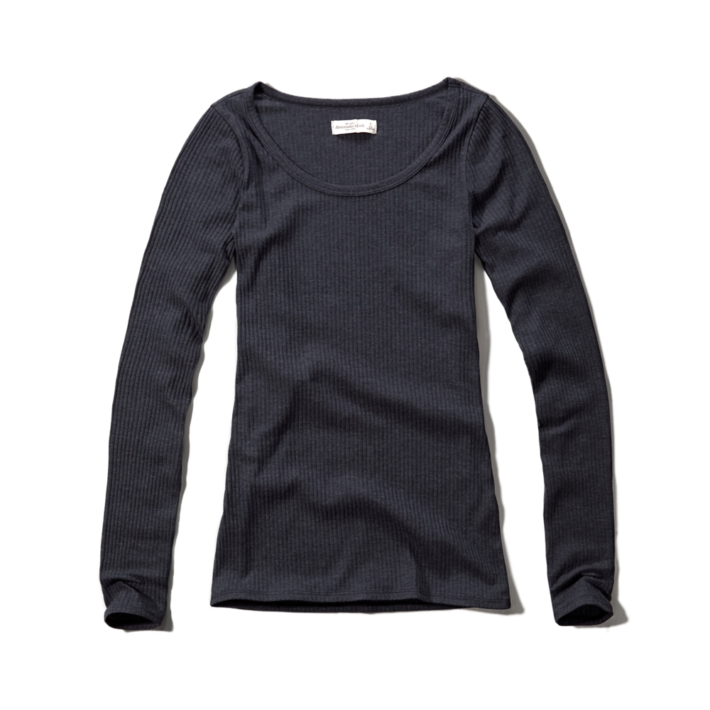 abercrombie ribbed tee