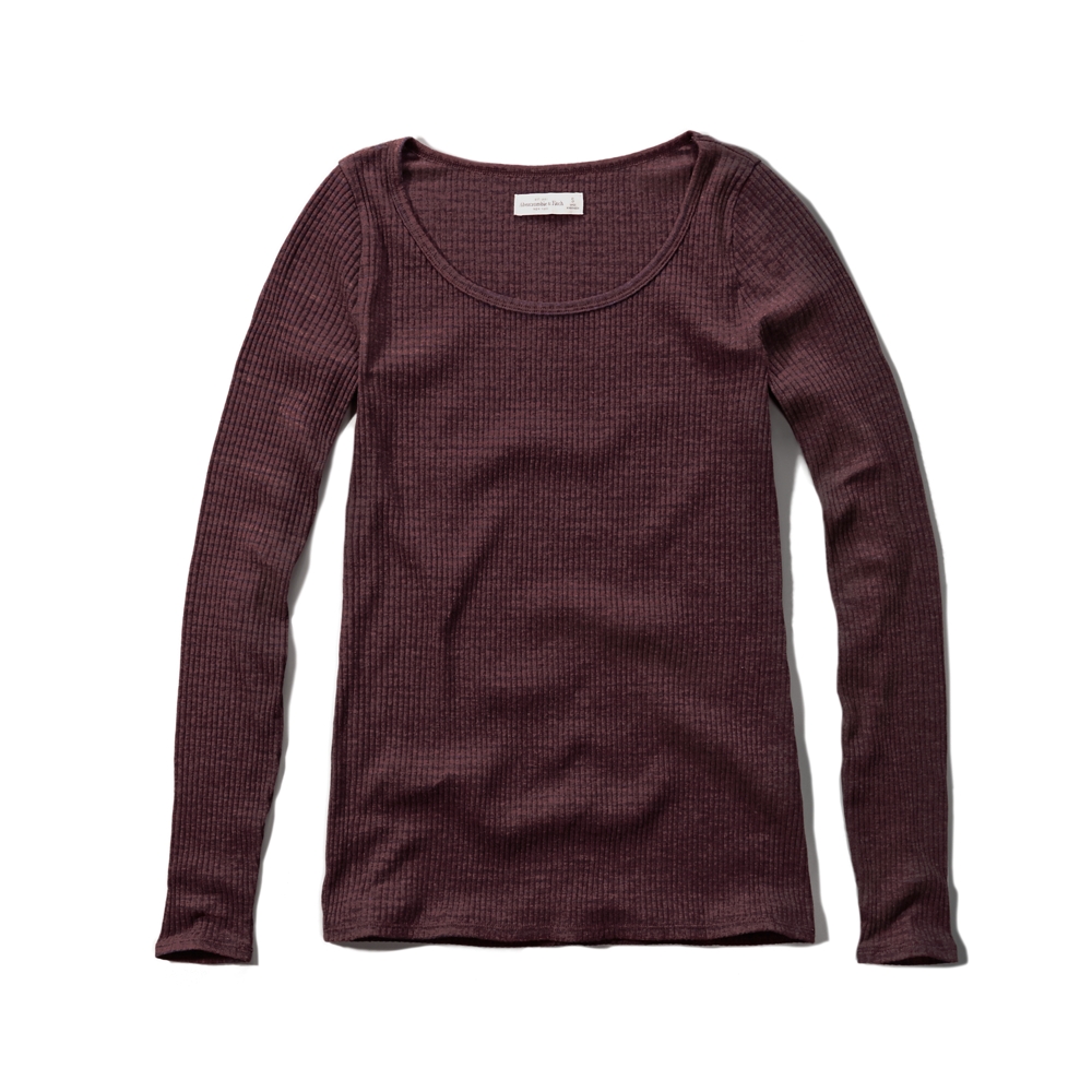 abercrombie ribbed tee