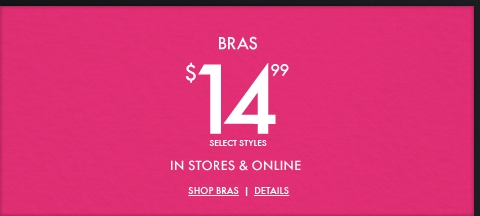 Gilly Hicks Semi Annual Event! Bras are $14.99!