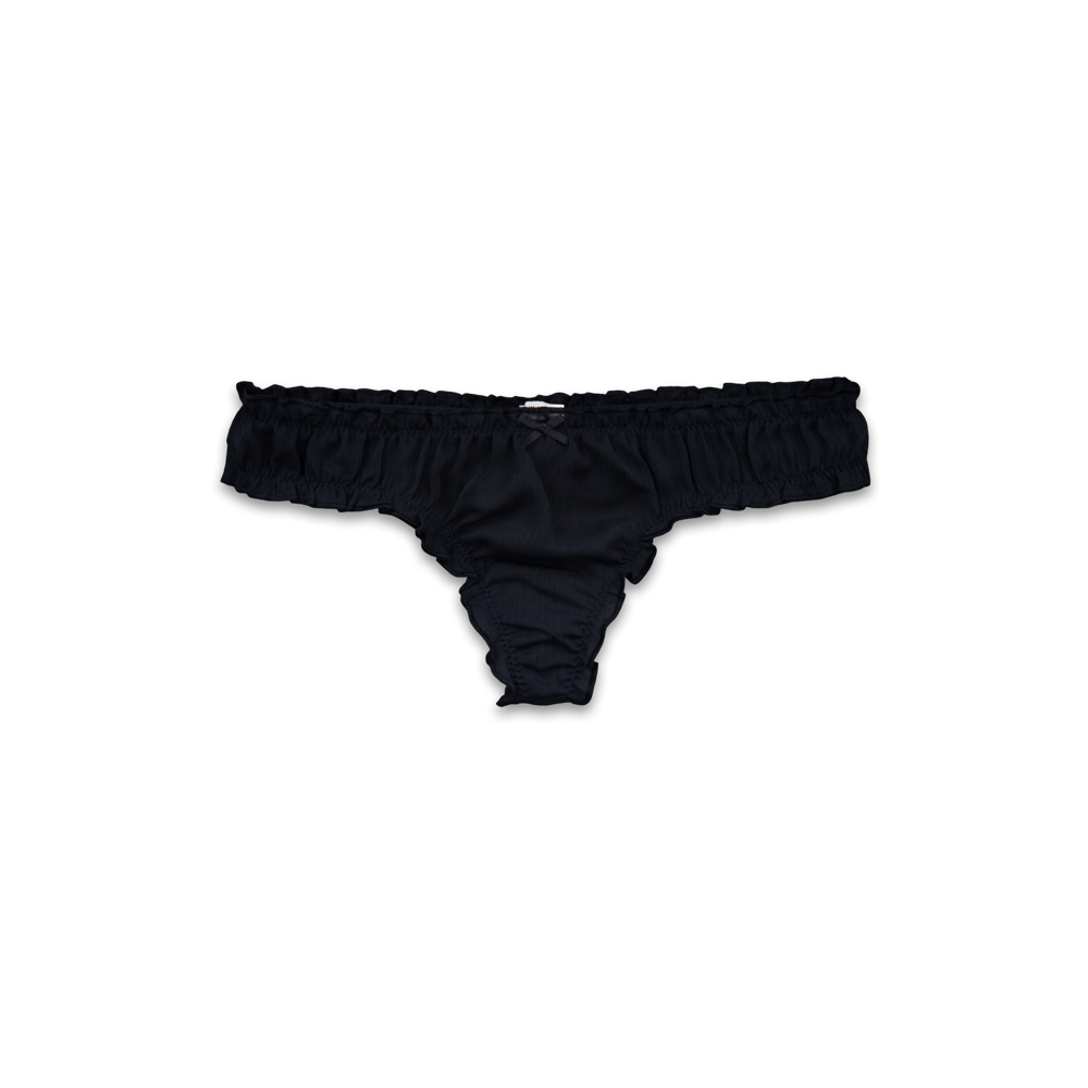 Chiffon Bloomer Thong Undie