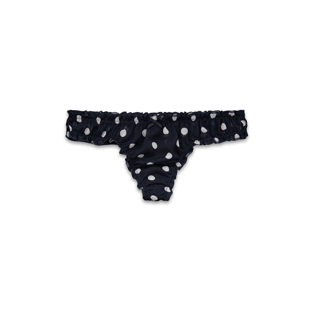 Chiffon Bloomer Thong Undie