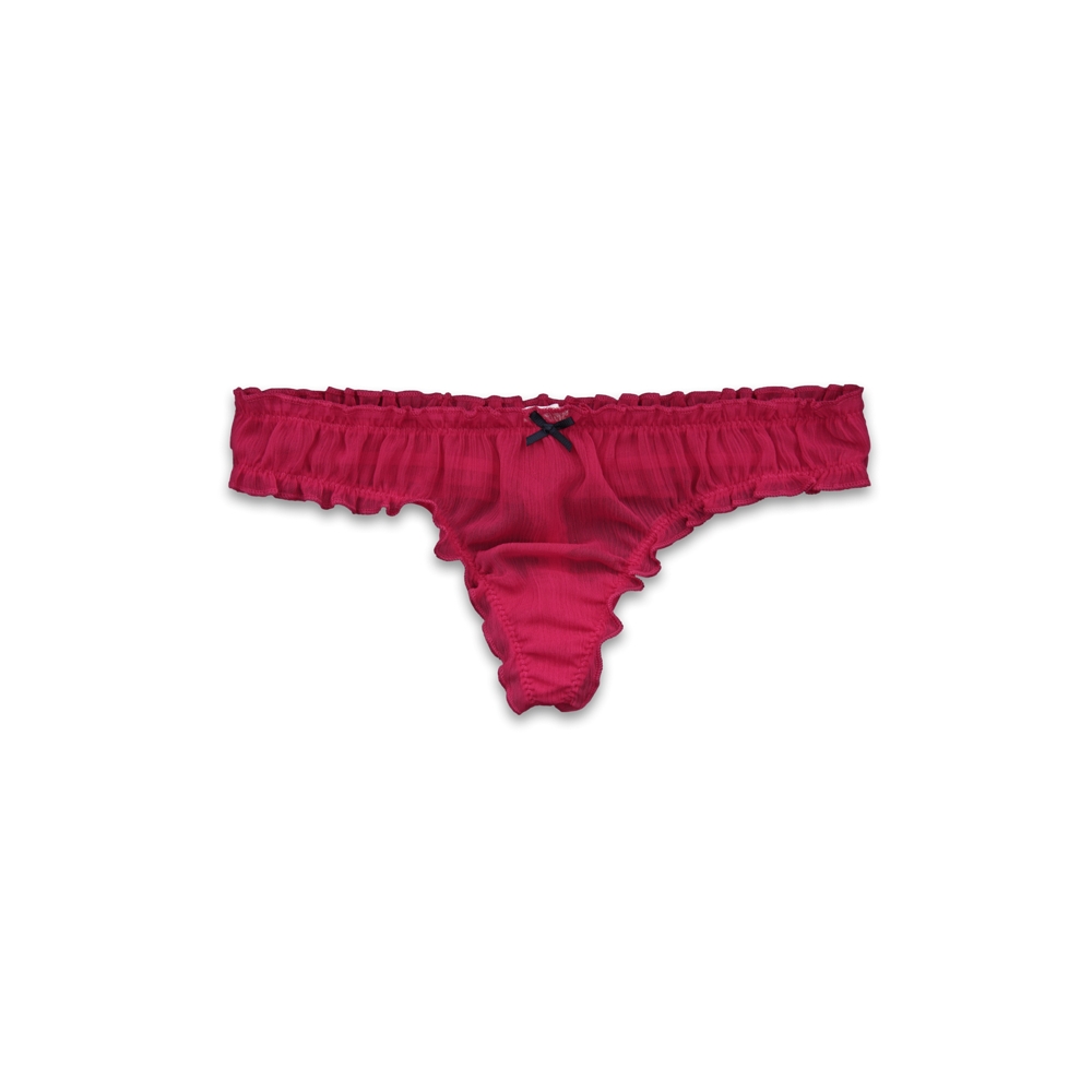 Chiffon Bloomer Thong Undie