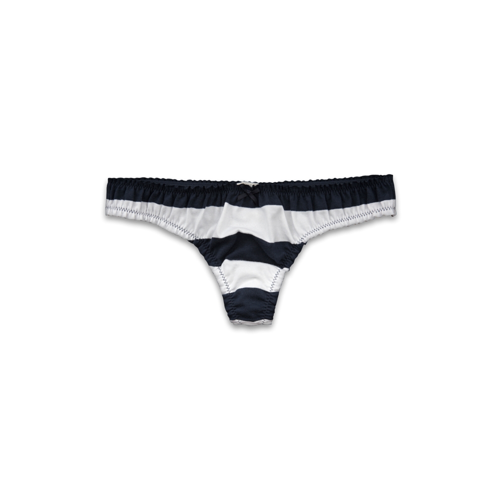 Knit Bloomer Thong Undie