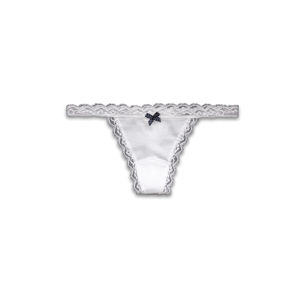 Cotton Skinny Thong Undie