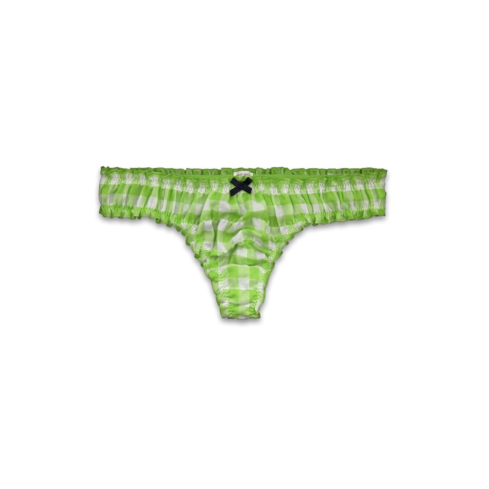Woven Bloomer Thong Undie