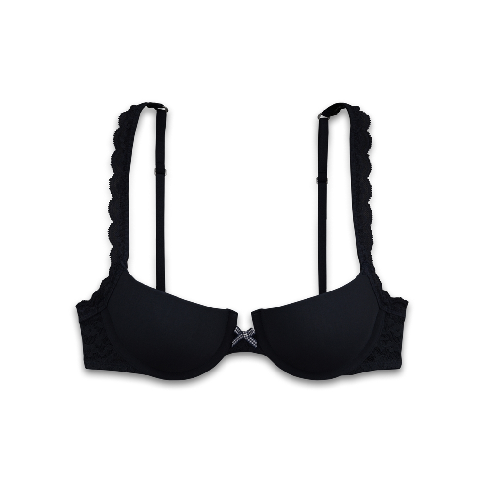 Perfect Push Em Up Lace Balconet Bra