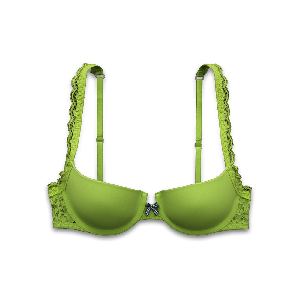 Perfect Push Em Up Lace Balconet Bra