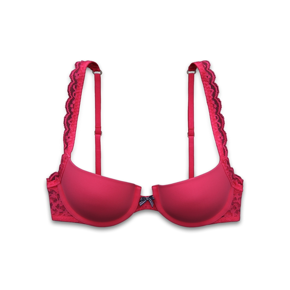 Perfect Push Em Up Lace Balconet Bra