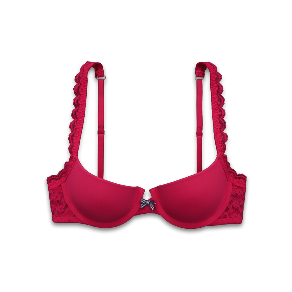 Perfect Push Em Up Lace Balconet Bra