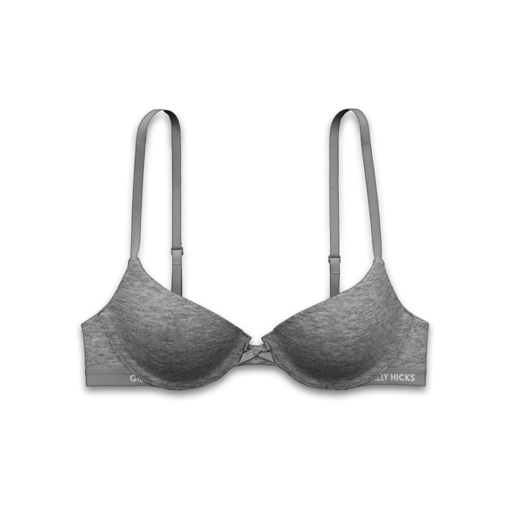 Lightly Lined Cotton Demi Bra