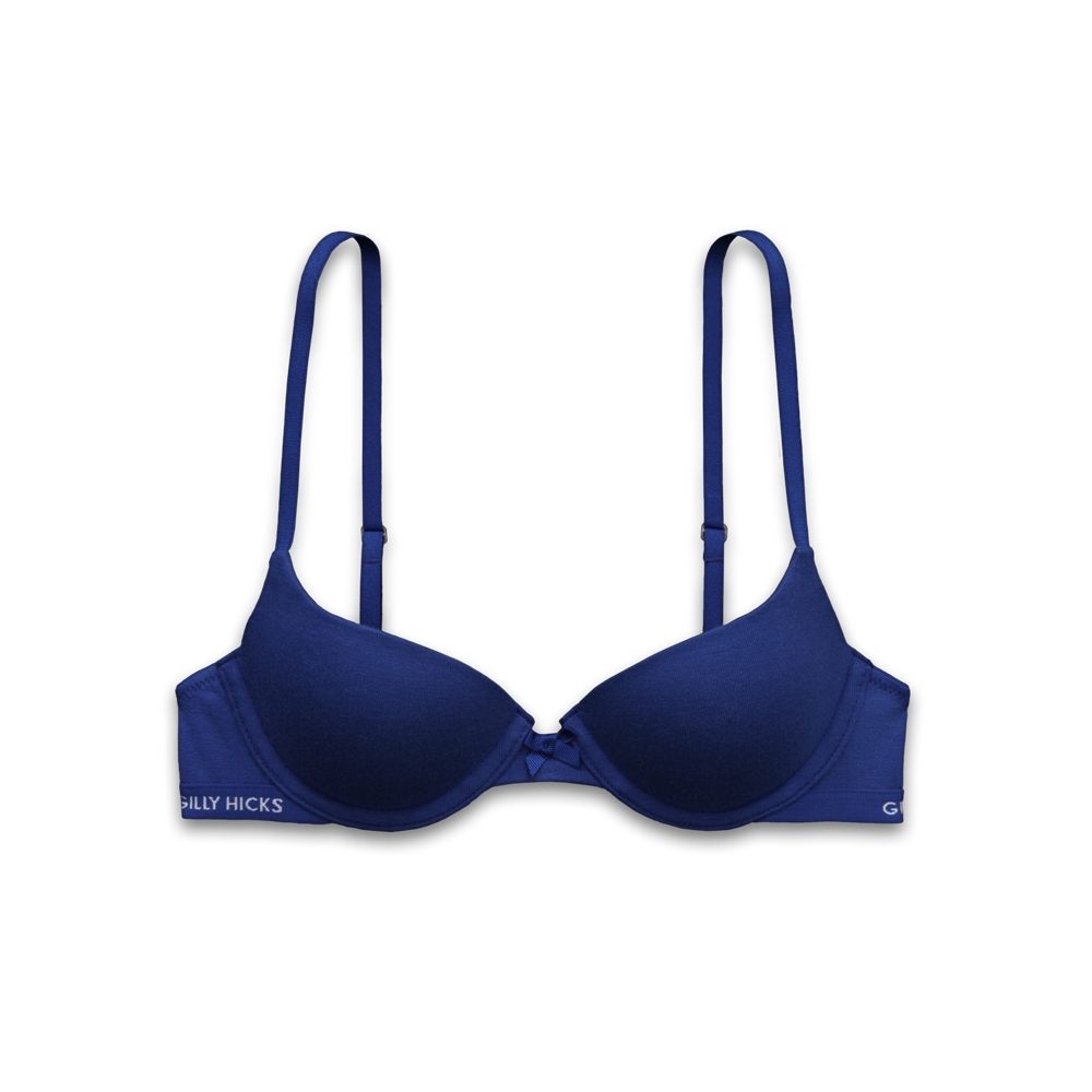 Lightly Lined Cotton Demi Bra