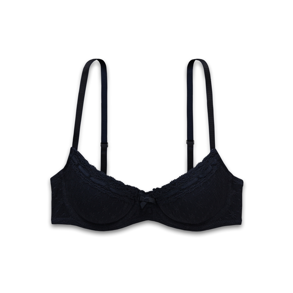 Perfect Push Em Up Lace Balconet Bra