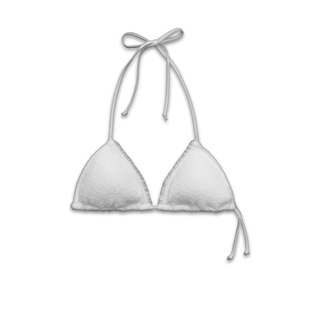 Lace Triangle Swim Top