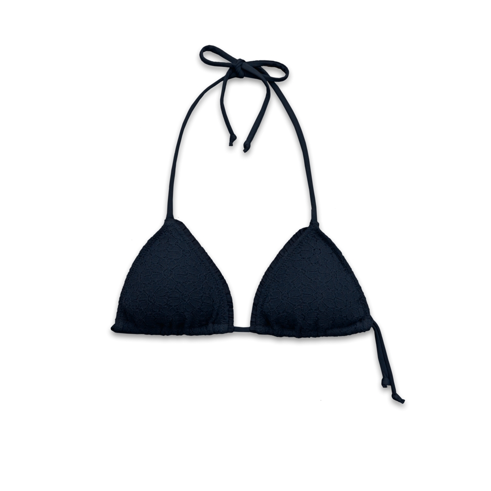 Womens Lace Triangle Swim Top