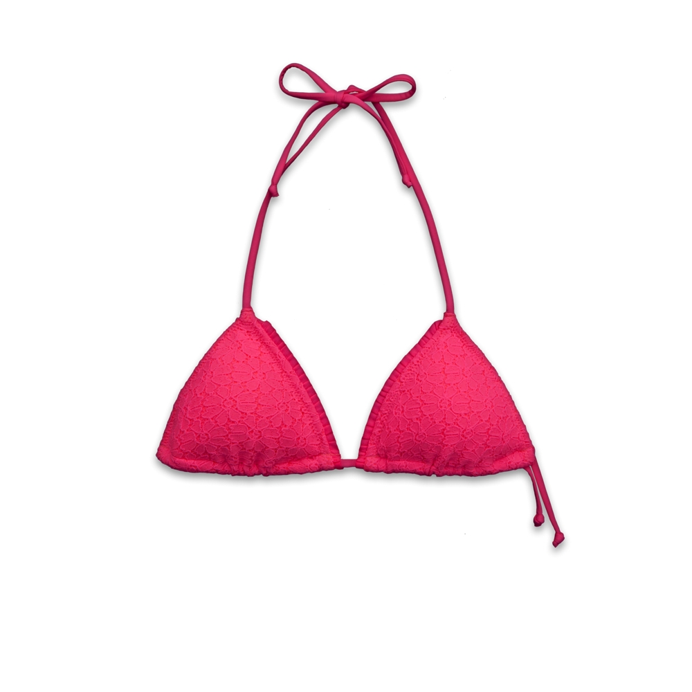 Womens Lace Triangle Swim Top