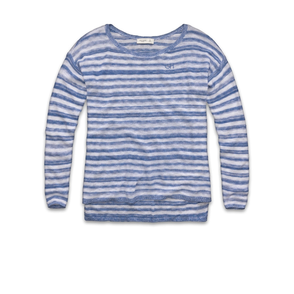 Womens Lightweight Stripe Sweater