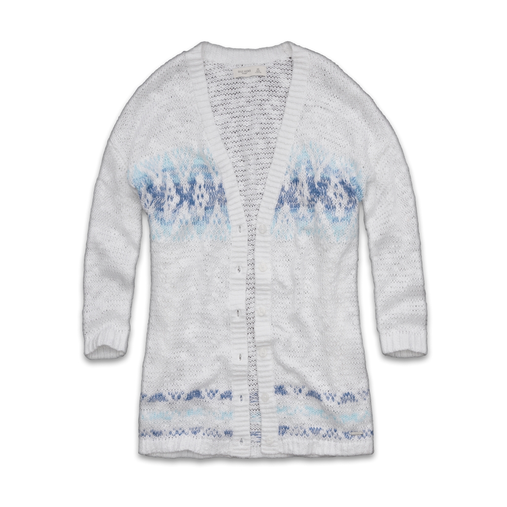 Ombre Pattern Cardigan