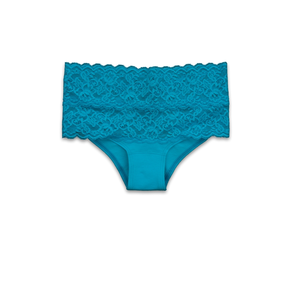 High Waisted Lace Short Undie
