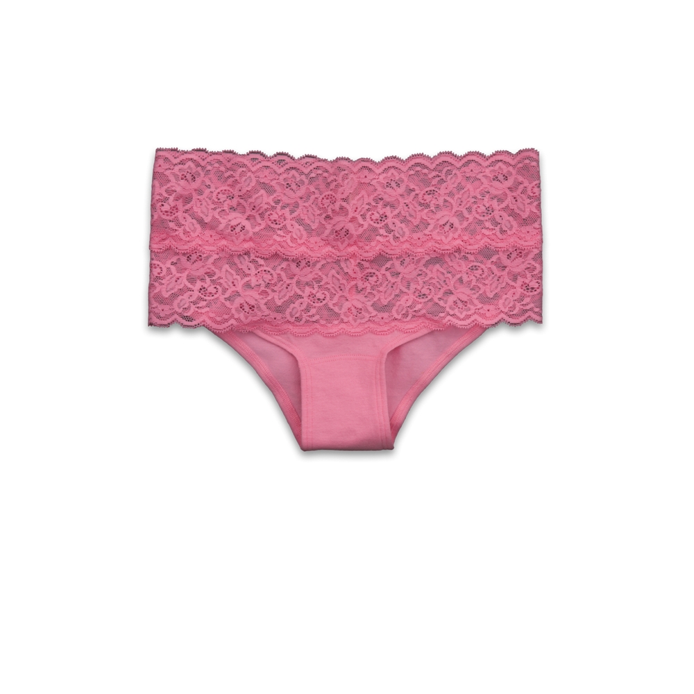 High Waisted Lace Short Undie