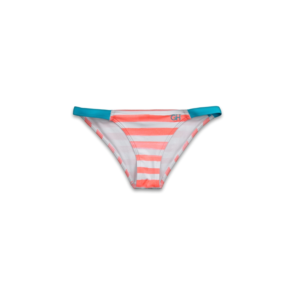 Womens Watercolor Stripe Swim Bottom