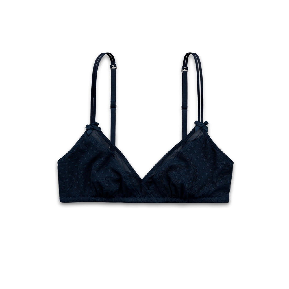 Womens Unlined Mesh Bralette
