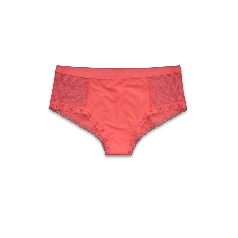 High Waisted Lace Short Undie