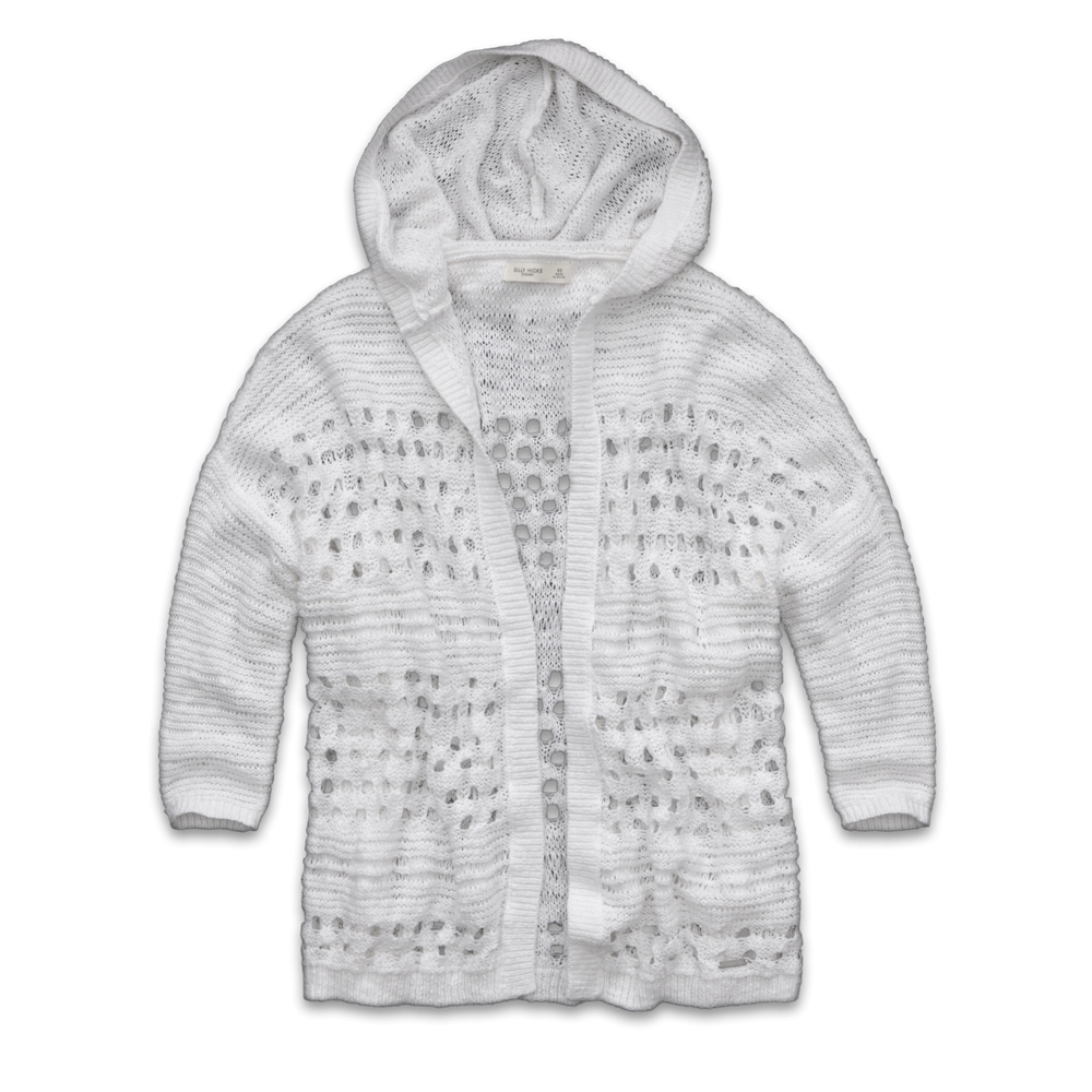 Womens Open-Stitch Cardigan