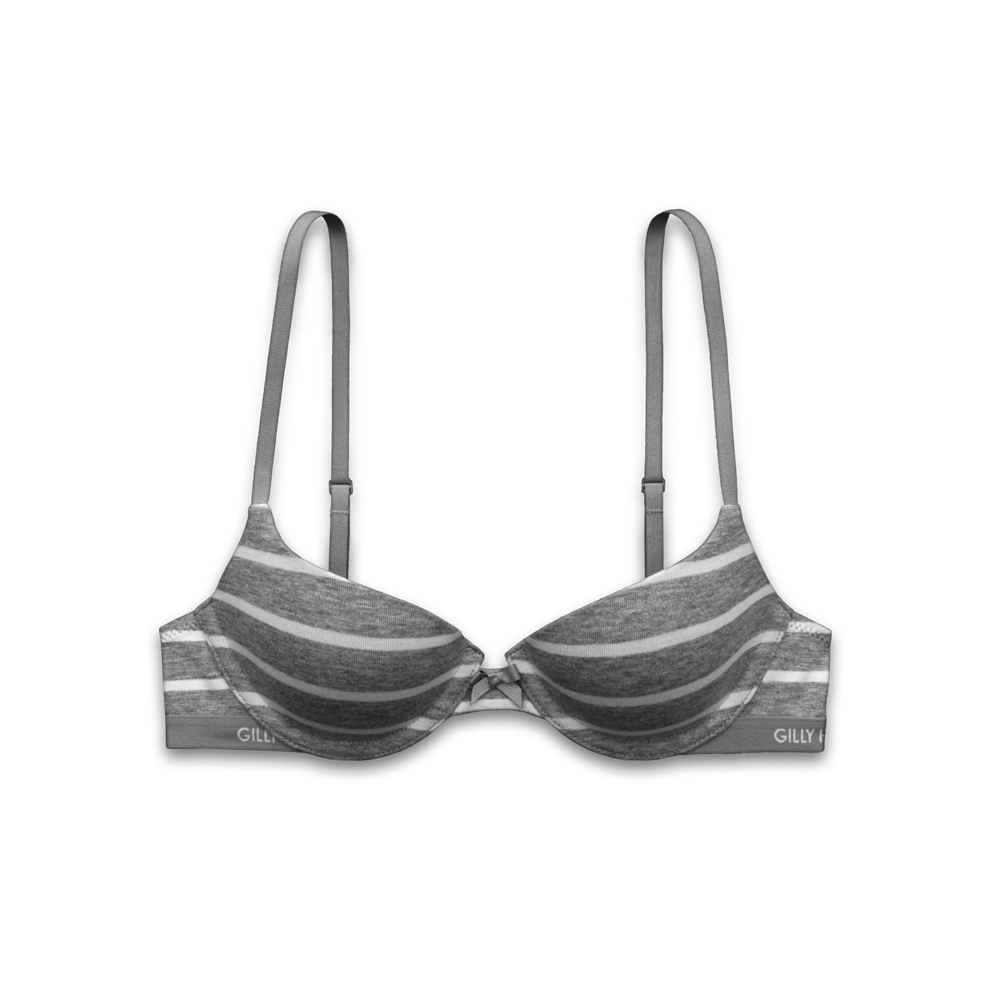 Lightly Lined Cotton Demi Bra