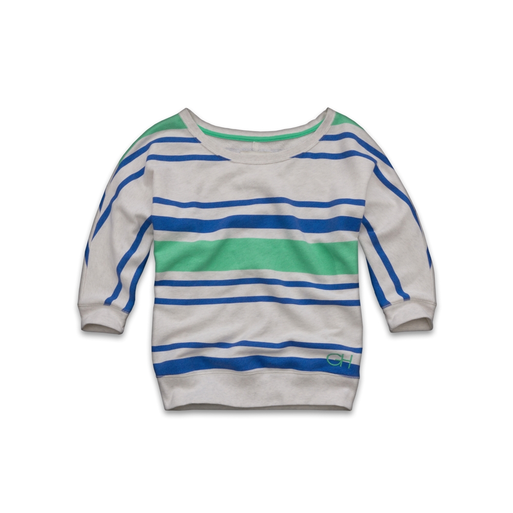 Womens Stripe Sweatshirt