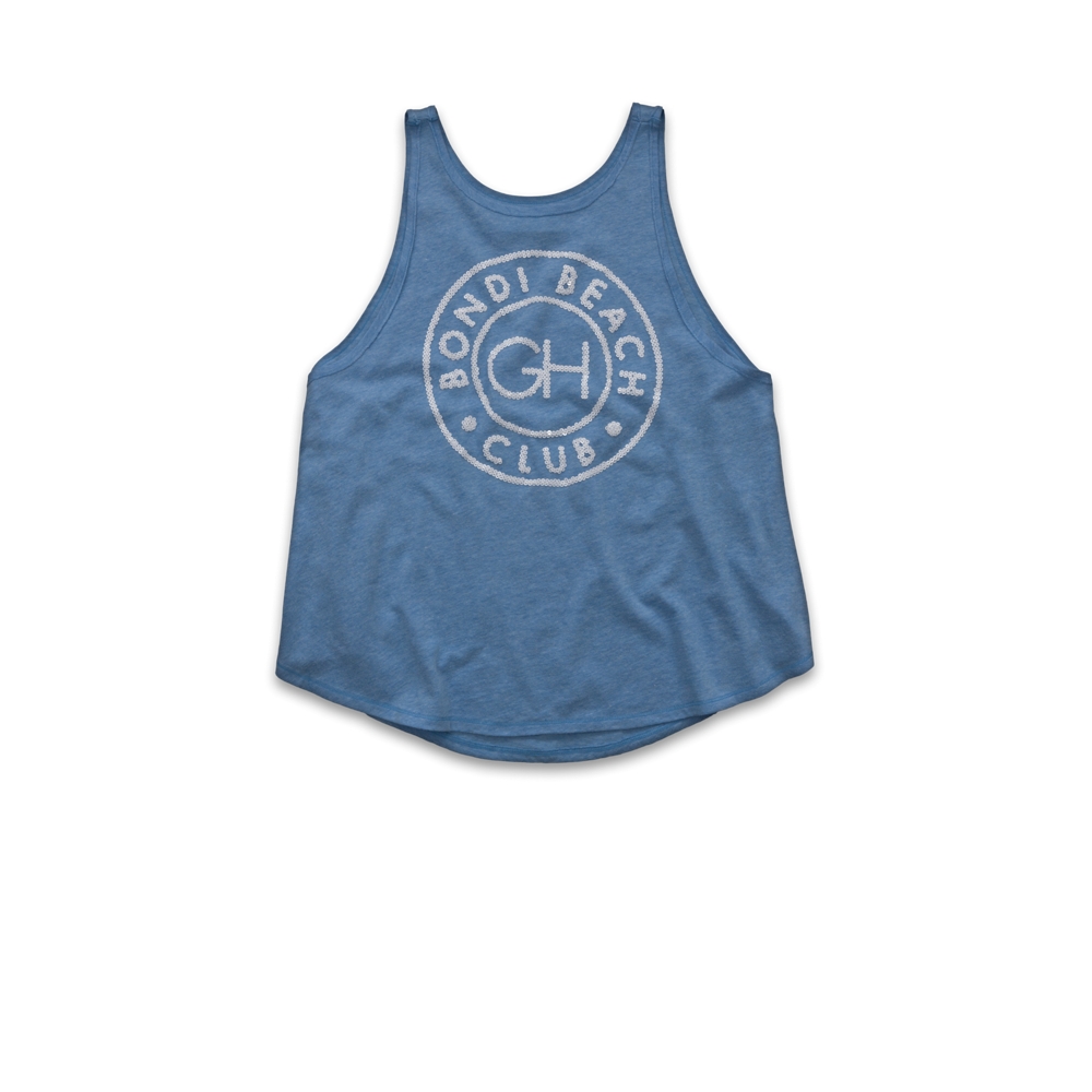 Womens Sequin Graphic Tank