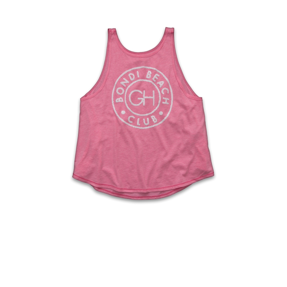 Womens Sequin Graphic Tank