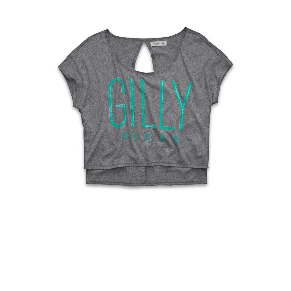 Attitude Graphic Cropped Tee