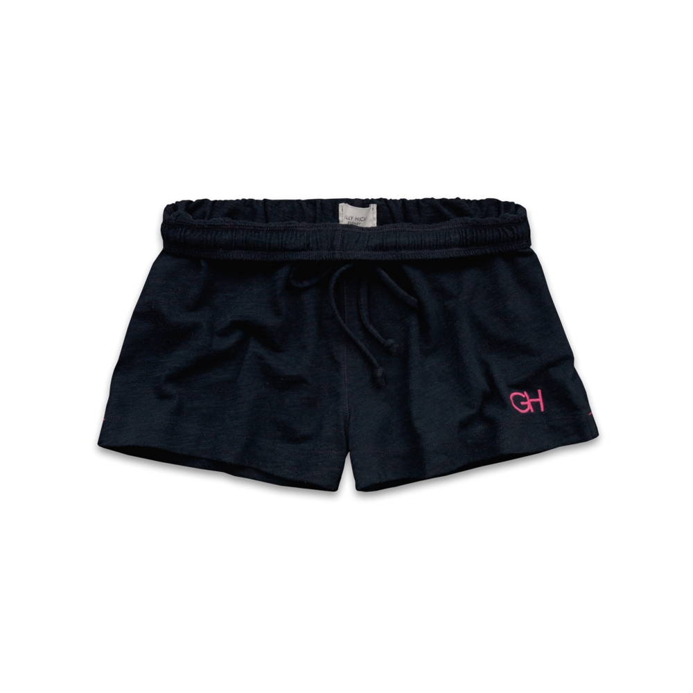 Womens Foldover Knit Shorts