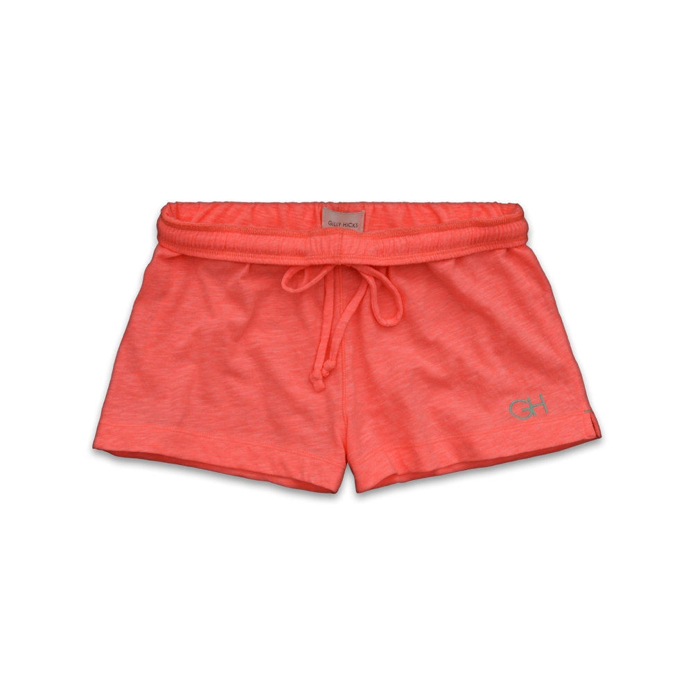 Womens Foldover Knit Shorts